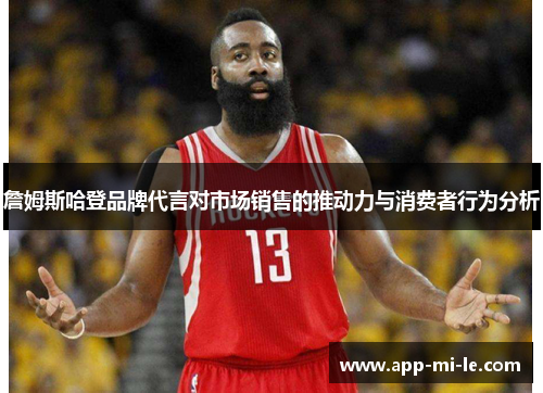 詹姆斯哈登品牌代言对市场销售的推动力与消费者行为分析