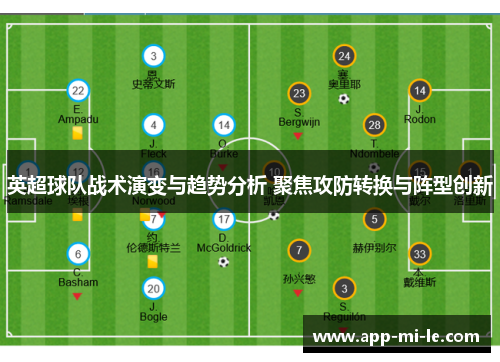 英超球队战术演变与趋势分析 聚焦攻防转换与阵型创新