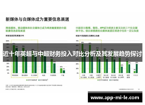 近十年英超与中超财务投入对比分析及其发展趋势探讨